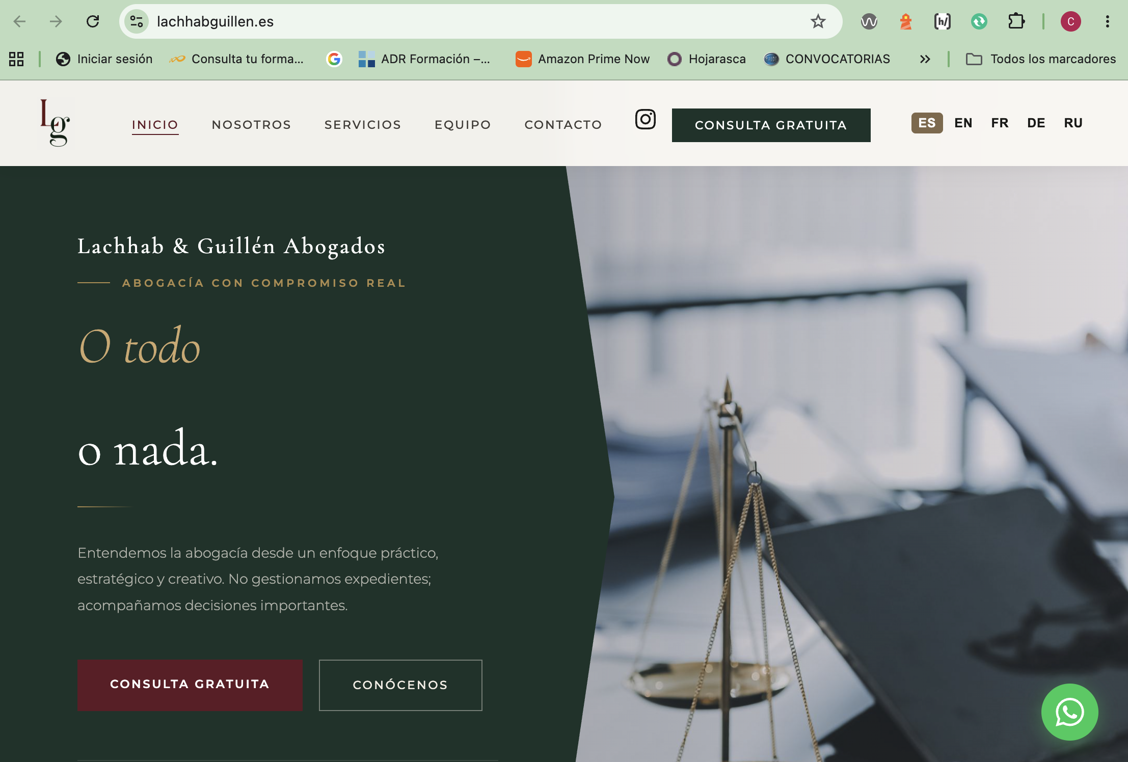 Web de Lachab Guillén